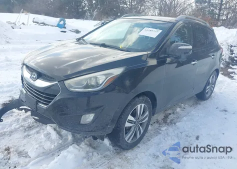2015 Hyundai Tucson Limited z USA, uszkodzony, nr VIN KM8JU3AG3FU057179